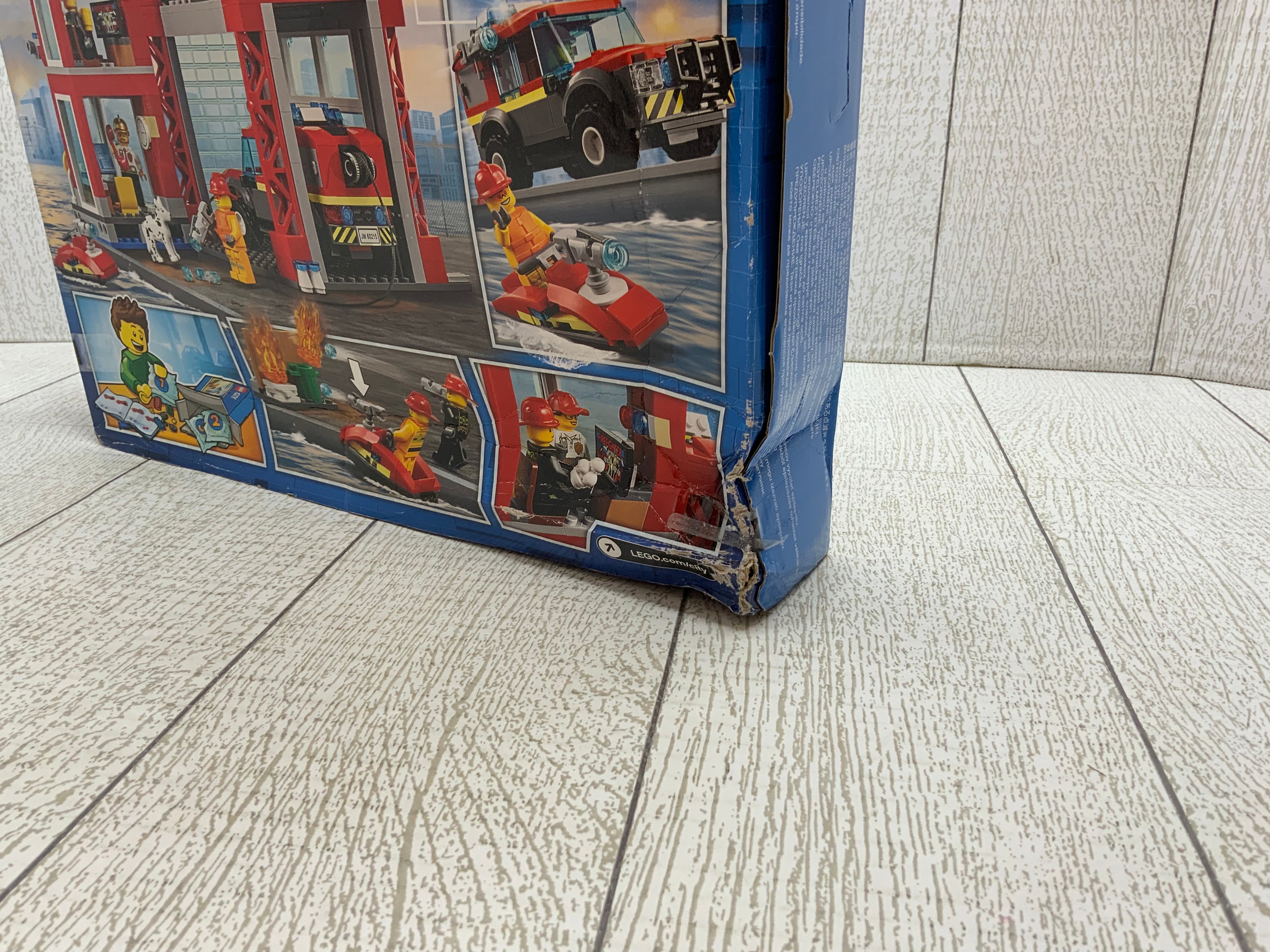 LEGO City Fire Station 60215 Fire Rescue Tower Building Set (8022578168046)